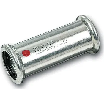 rozdělovač topení SANHA-therm 24270s NÁTRUBEK 18 vni -bez zarážky-s konci na lisování 124270S18 124270S18