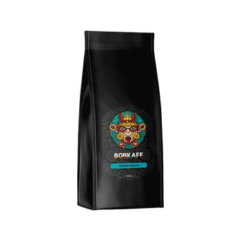 Káva Bobkafe Pražená zrnková káva Columbia Supremo Hmotnost: 1000 g