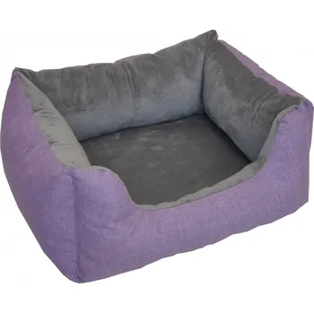 Pelíšek pro psa Axin Trading s.r.o. Pelíšek AXIN Deluxe velký fialový - 68x58 cm