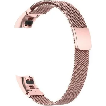 Řemínek na hodinky Milánský tah růžový pro Honor Band 4 a Band 5