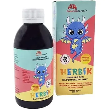 Superionherbs Herbík sirup pro děti na podporu imunity 200 ml