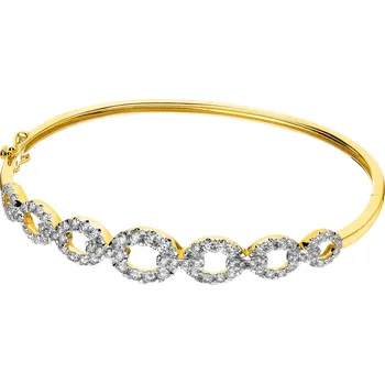 Náramek Zlatý náramek s brilianty - 1,58 ct - ryzost 585 - 110.911