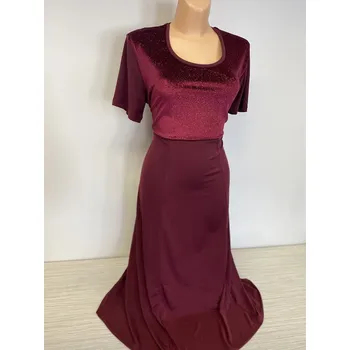 Dámské šaty společenské šaty, Velikost XXL52, Materiál 98% Polyester 2% Lycra, Rukáv 3/4 rukáv