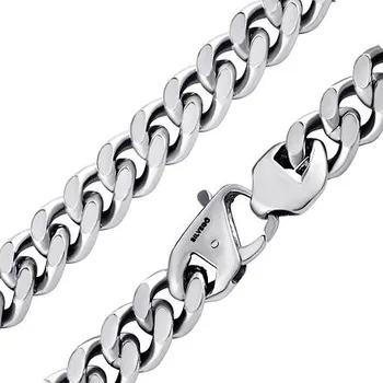 Řetízek Masivní pánský řetěz PANCR CURB 12 mm z chirurgické oceli varianta 55 cm KMM38289-55 cm