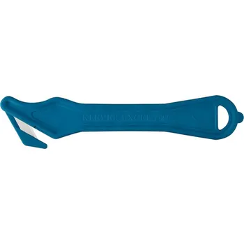 Pracovní nůž Modrý plastový bezpečnostní jednorázový nůž EXCEL