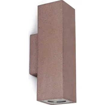 Cristher Stone wall square GU10 přisazené svítidlo červené