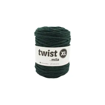 Příze Šnůra Twist XL MILA 5mm - zelená láhvová
