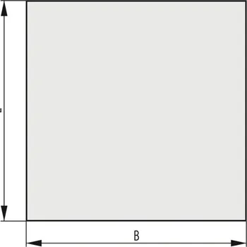 Krbová kamna Haas Sohn HAAS SKLO POD KAMNA 1000x1000mm ,,A" 1115410200000 1115410200000