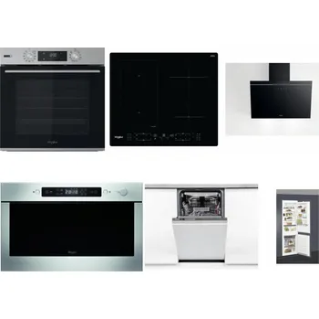 Set domácích spotřebičů WHIRLPOOL OMSK58HU1SX + WHIRLPOOL WL B8160 NE + WHIRLPOOL AKR 62F LT K + WHIRLPOOL AMW 439 IX + WHIRLPOOL WSIO 3O34 PFE X + WHIRLPOOL ART 66112