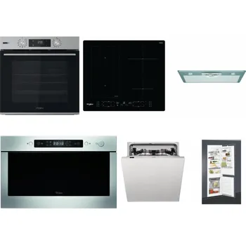 Set domácích spotřebičů WHIRLPOOL OMSK58HU1SX + WHIRLPOOL WL B8160 NE + WHIRLPOOL AKR 650/1 IX + WHIRLPOOL AMW 439 IX + WHIRLPOOL WIC 3C33 PFE + WHIRLPOOL ART 65031