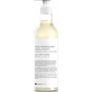 Masážní přístroj Botanica mandlový olej čistý na obličej, tělo a vlasové čerpadlo 500 ml