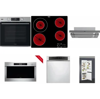 Set domácích spotřebičů WHIRLPOOL OMSK58HU1SX + WHIRLPOOL AKT 8130/NE + WHIRLPOOL AKR 749/1 IX + WHIRLPOOL AMW 423/IX + WHIRLPOOL WBC 3C34 PF X + WHIRLPOOL ART 66112