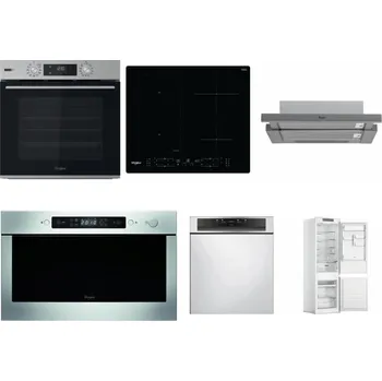 Set domácích spotřebičů WHIRLPOOL OMSK58HU1SX + WHIRLPOOL WL B8160 NE + WHIRLPOOL AKR 749/1 IX + WHIRLPOOL AMW 439 IX + WHIRLPOOL WBC 3C34 PF X + WHIRLPOOL WHC18 T311