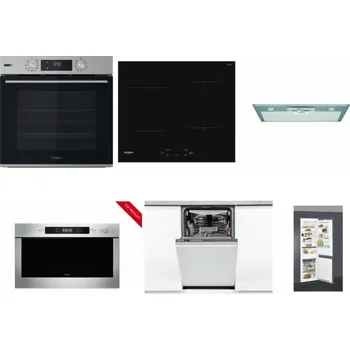 Set domácích spotřebičů WHIRLPOOL OMSK58HU1SX + WHIRLPOOL WS Q2760 BF + WHIRLPOOL AKR 650/1 IX + WHIRLPOOL AMW 423/IX + WHIRLPOOL WSIO 3O34 PFE X + WHIRLPOOL ART 66112