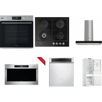 Set domácích spotřebičů WHIRLPOOL OMSK58HU1SX + WHIRLPOOL GOFL 629/NB + WHIRLPOOL WHBS 62F LT K + WHIRLPOOL AMW 423/IX + WHIRLPOOL WBC 3C34 PF X + WHIRLPOOL WHC18 T311