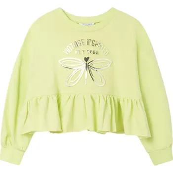 Dívčí mikina MAYORAL dívčí mikina kanýr limetka vel. 140 cm