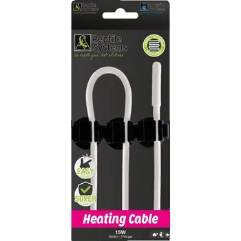 Topení do terária Reptile Systems Vodotěsný topný kabel 15W 3,3m