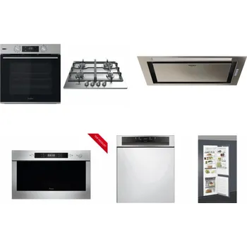 Set domácích spotřebičů WHIRLPOOL OMSK58HU1SX + WHIRLPOOL TKRL 661 IX EU + WHIRLPOOL WCT3 64 FLB X + WHIRLPOOL AMW 423/IX + WHIRLPOOL WBC 3C34 PF X + WHIRLPOOL ART 66112