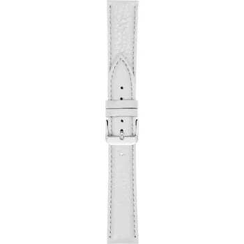 Řemínek na hodinky Kožený řemínek na hodinky 14 mm bílý