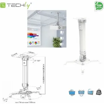 Projektor Techly ICA-PM 18S držák na projektor Strop Stříbrná