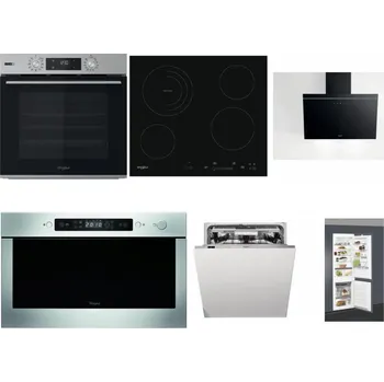 Set domácích spotřebičů WHIRLPOOL OMSK58HU1SX + WHIRLPOOL AKT 8900 BA + WHIRLPOOL AKR 62F LT K + WHIRLPOOL AMW 439 IX + WHIRLPOOL WIO 3O540 PELG + WHIRLPOOL ART 66112