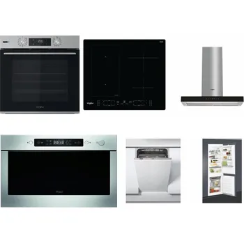 Set domácích spotřebičů WHIRLPOOL OMSK58HU1SX + WHIRLPOOL WL B8160 NE + WHIRLPOOL WHBS 62F LT K + WHIRLPOOL AMW 439 IX + WHIRLPOOL WSIC 3M27 C + WHIRLPOOL ART 65031