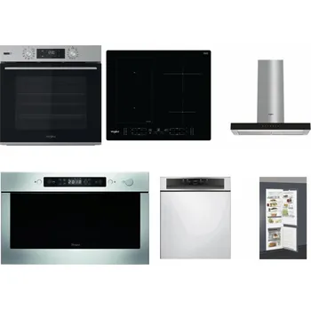 Set domácích spotřebičů WHIRLPOOL OMSK58HU1SX + WHIRLPOOL WL B8160 NE + WHIRLPOOL WHBS 62F LT K + WHIRLPOOL AMW 439 IX + WHIRLPOOL WBC 3C34 PF X + WHIRLPOOL ART 66112