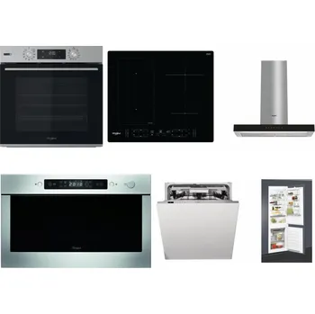 Set domácích spotřebičů WHIRLPOOL OMSK58HU1SX + WHIRLPOOL WL B8160 NE + WHIRLPOOL WHBS 62F LT K + WHIRLPOOL AMW 439 IX + WHIRLPOOL WIO 3T133 PLE + WHIRLPOOL ART 65031