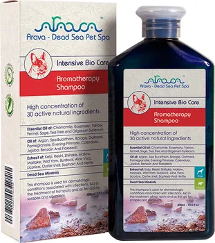 Kosmetika pro psa Arava Dead Sea Pet Spa Aromatherapy Sampoo for Dogs 400 ml