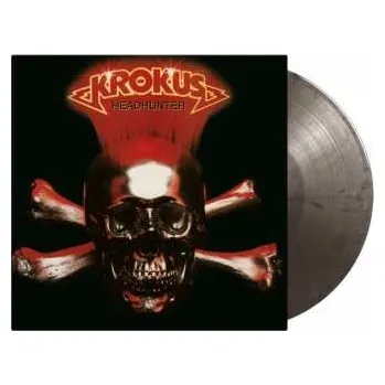 Zahraniční hudba LP Krokus: Headhunter LTD | NUM | CLR 2023 180g Numbered 1LP Coloured 40th Anniversary 180gr Silver & Black Marbled Vinyl Limited Edition