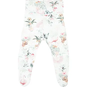 Kojenecké bambusové kalhoty, polodupačky Jamiks Gucio barva: bílá, Rozměr: 56