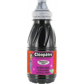 Olejová barva Cleopatre Akrylová barva CLEOPATRE 250 ml ČERNÁ