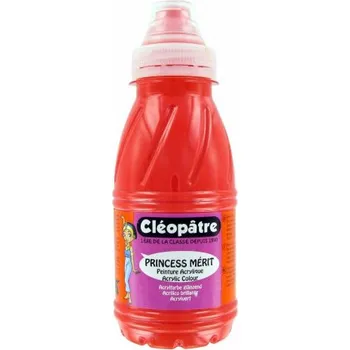 Olejová barva Cleopatre Akrylová barva CLEOPATRE 250 ml ČERVENÁ