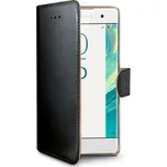 Pouzdro na mobil flipové Celly WALLY pro Sony Xperia XA - černé