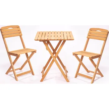 Zahradní sestava ASIR Set zahradního nábytku 3 ks MY003 hnědý