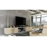 FALCO Televizní stolek Malton Mat bílá/dub sonoma