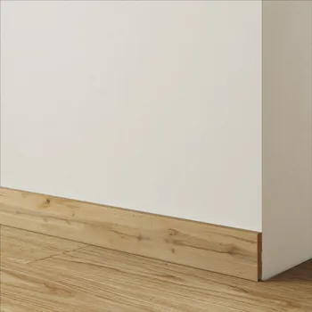 Obklad Lamele 3D VZOREK - SOKLOVÁ LIŠTA - DUB WOTAN - ROZMĚR VZORKU: 200 x 80 mm