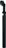KTM Line 2 Bolt matně černá , 27,2/350 mm