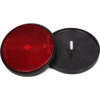 Příslušenství osvětlení automobilu odrazka 80mm, se šroubem, červená