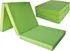 Matrace Skládací matrace trojdílná polyesterový potah 65 x 195 x 8 cm zelená
