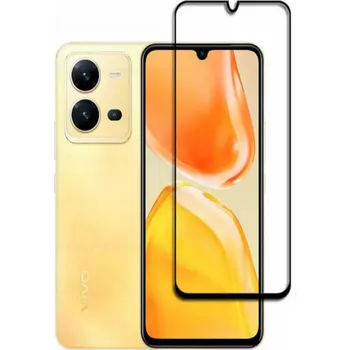 Picasee 3D ochranné tvrzené sklo s rámečkem pro Vivo X80 Lite - černé