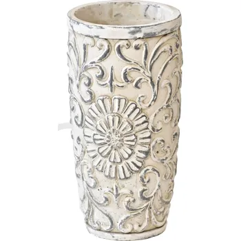 Květináč Cementový květináč - váza Ornament 25x13 cm (122981 015 CACD-23-01208-20 obal cement)