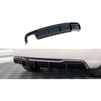 Nárazník Difuzor zadního nárazníku Audi A5 Coupe 8T Facelift carbon look