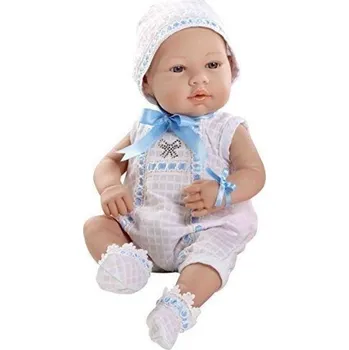 Panenka Miminko Swarovski Elements 42cm modré na baterie