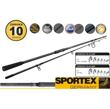 Rybářský prut Sportex Prut Catapult CS-4 Carp Stalker 2 dílný Délka / Vrhací zátěž: 10ft/300cm - 2,75lbs