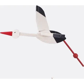 Dřevěná hračka Létající čáp mini