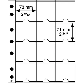 Sběratelství Náhradní listy na mince GRANDE M 12 K - 326 120