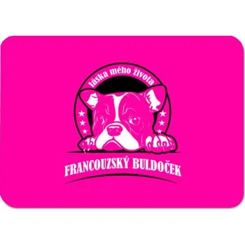 Dámské tričko STRIKER Podložka pod myš Francouzský buldoček