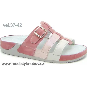 Dámská zdravotní obuv MEDISTYLE GABRIELA 3G-J15/1 pantofel růžový, --- - 42