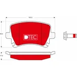 Sada brzdových destiček, kotoučová brzda TRW GDB1622DTE